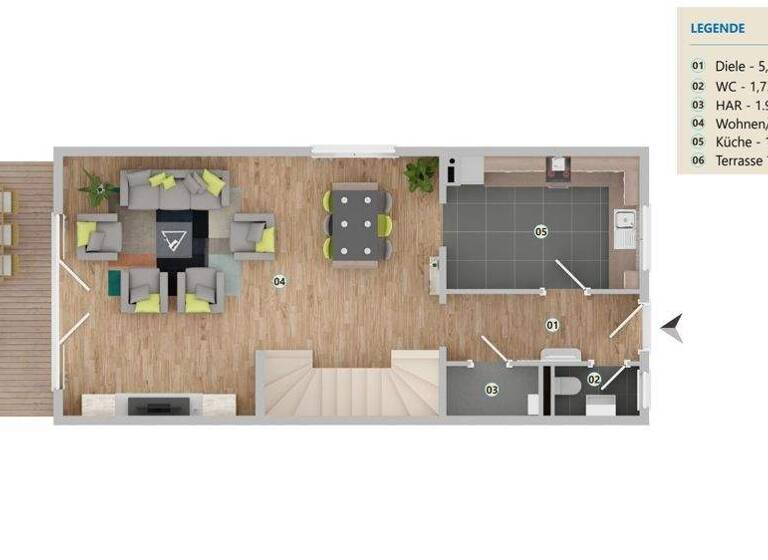 Reihenendhaus zum Kauf 520.000 € 6,5 Zimmer 163,9 m² 217 m² Grundstück Weilerswist 53919