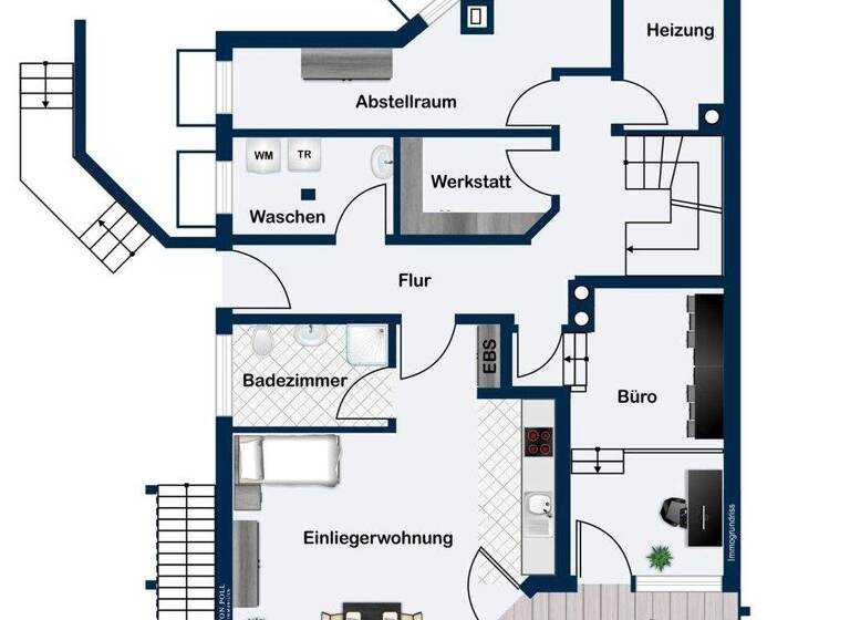 Doppelhaushälfte zum Kauf 675.000 € 6,5 Zimmer 235 m² 365 m² Grundstück Hegenlohe Lichtenwald 73669