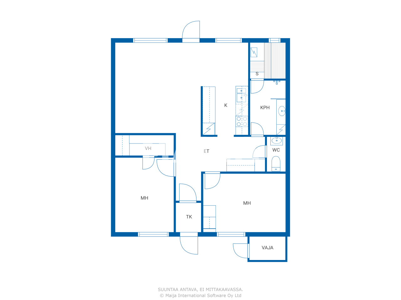 Reihenmittelhaus zum Kauf 239.000 € 3 Zimmer 80 m²<br/>Wohnfläche 11.402 m²<br/>Grundstück Potinkuja 2 Vantaa 01670