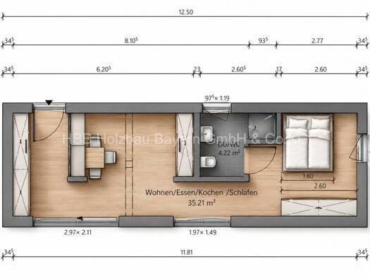 Einfamilienhaus zum Kauf provisionsfrei 359.900 € 2 Zimmer 40 m² 150 m² Grundstück Nersingen 89278