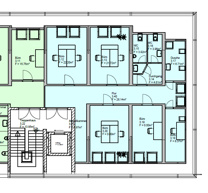 Bürofläche zur Miete provisionsfrei 5 Zimmer 139 m²<br/>Bürofläche Luxembruger Straße 5-7 Nördlich der Gut-Heim-Str. Kaiserslautern 67657