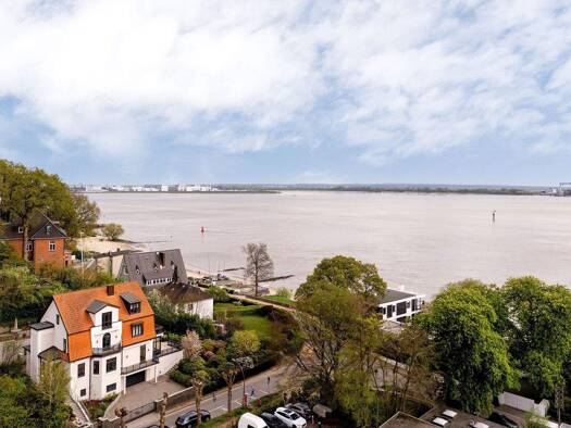 Wohnung zur Miete 2.700 € 3 Zimmer 100 m² 1. Geschoss frei ab sofort Falkentaler Weg 3A Blankenese Hamburg 22587