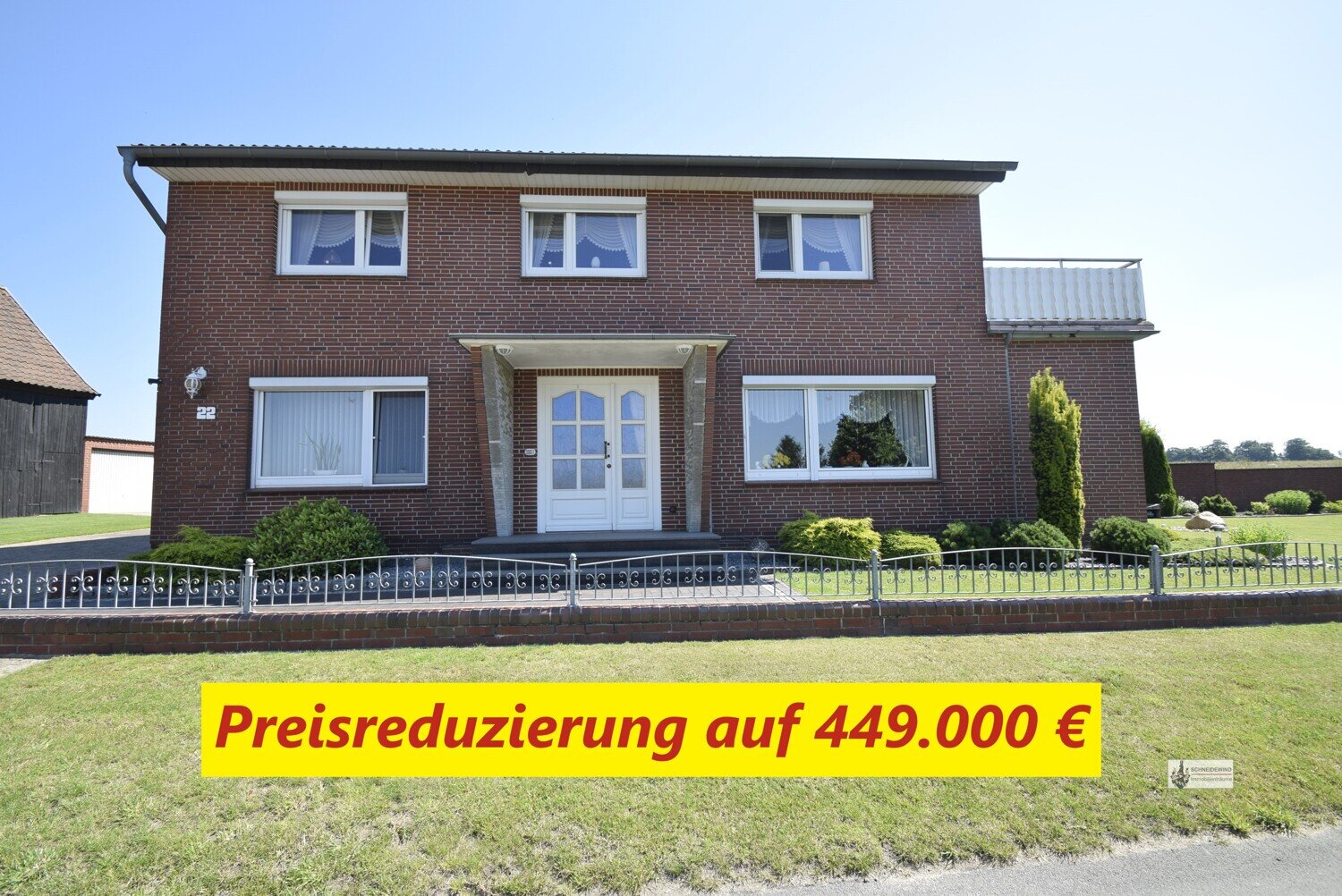 Mehrfamilienhaus zum Kauf 449.000 € 6 Zimmer 185 m²<br/>Wohnfläche 2.083 m²<br/>Grundstück ab sofort<br/>Verfügbarkeit Bramstedt Bramstedt 27211