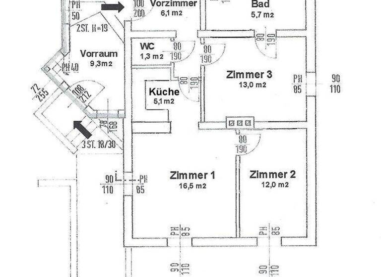 Wohnung zum Kauf 159.000 € 3 Zimmer 60,4 m² Mariatroster Straße 131 Mariatrost Graz 8043