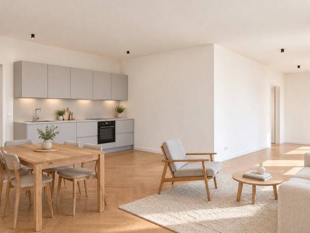 Wohnung zur Miete - Erstbezug 1.800 € 3 Zimmer 90 m² 4. Geschoss frei ab 01.01.2027 Müllerstraße 19 Innenstadt Augsburg 86153