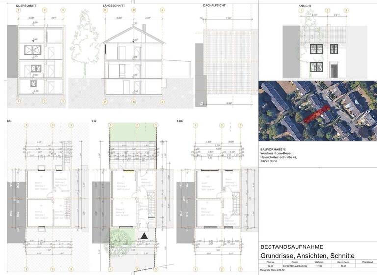 Reihenmittelhaus zur Miete 1.650 € 4 Zimmer 98 m² 261 m² Grundstück Beuel Bonn 53225