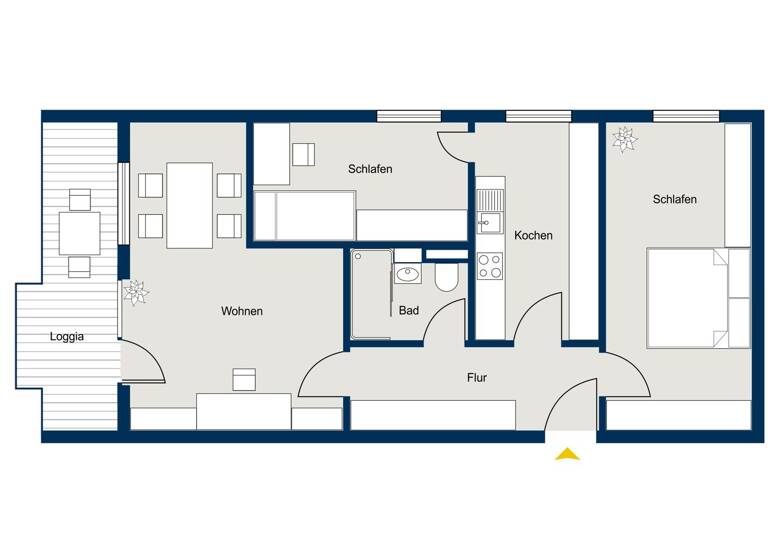 Wohnung zum Kauf 385.000 € 3 Zimmer 68 m² Germering 82110