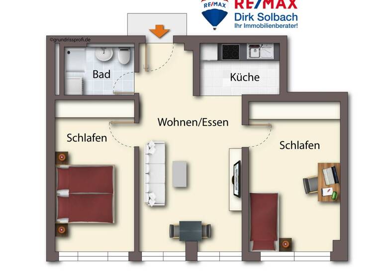 Wohnung zum Kauf 298.000 € 3 Zimmer 64 m² Stockackerweg 83 Königsbau Konstanz 78464