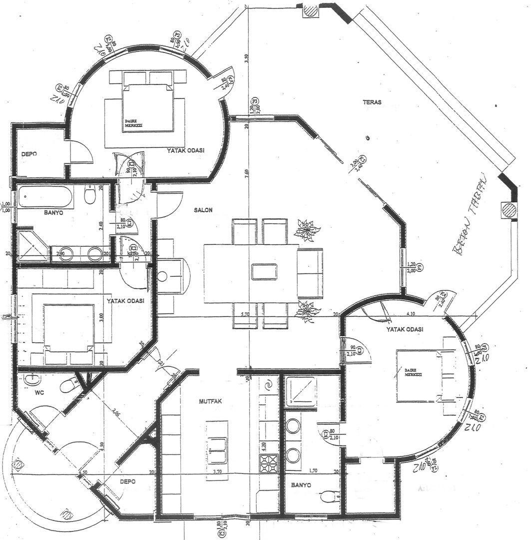 Bungalow zum Kauf provisionsfrei 462.000 € 4 Zimmer 160 m²<br/>Wohnfläche 700 m²<br/>Grundstück Alanya / Kargicak 07400