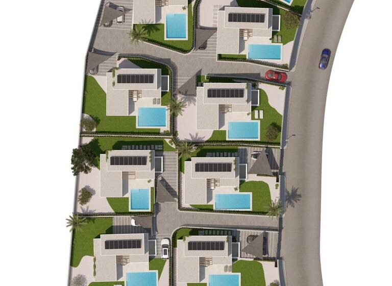 Villa zum Kauf provisionsfrei 625.000 € 4 Zimmer 227 m² 393 m² Grundstück Calle Turquesa 7 l'Alfas del Pi 03580