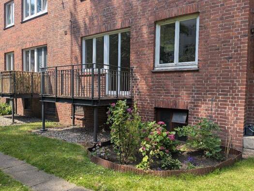 Wohnung zur Miete 746 € 2 Zimmer 71 m² EG Dithmarscher Str. 38 Dulsberg Hamburg 22049