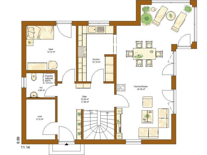 Einfamilienhaus zum Kauf provisionsfrei 499.500 € 5,5 Zimmer 150 m²<br/>Wohnfläche 404 m²<br/>Grundstück Jestetten Jestetten 79798