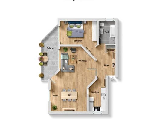 Wohnung zum Kauf 249.000 € 2 Zimmer 87 m² 1. Geschoss Gelnhausen Gelnhausen 63571