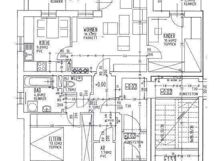 Wohnung zur Miete 514 € 3 Zimmer St. Marienkirchen 68 Sankt Marienkirchen am Hausruck 4926