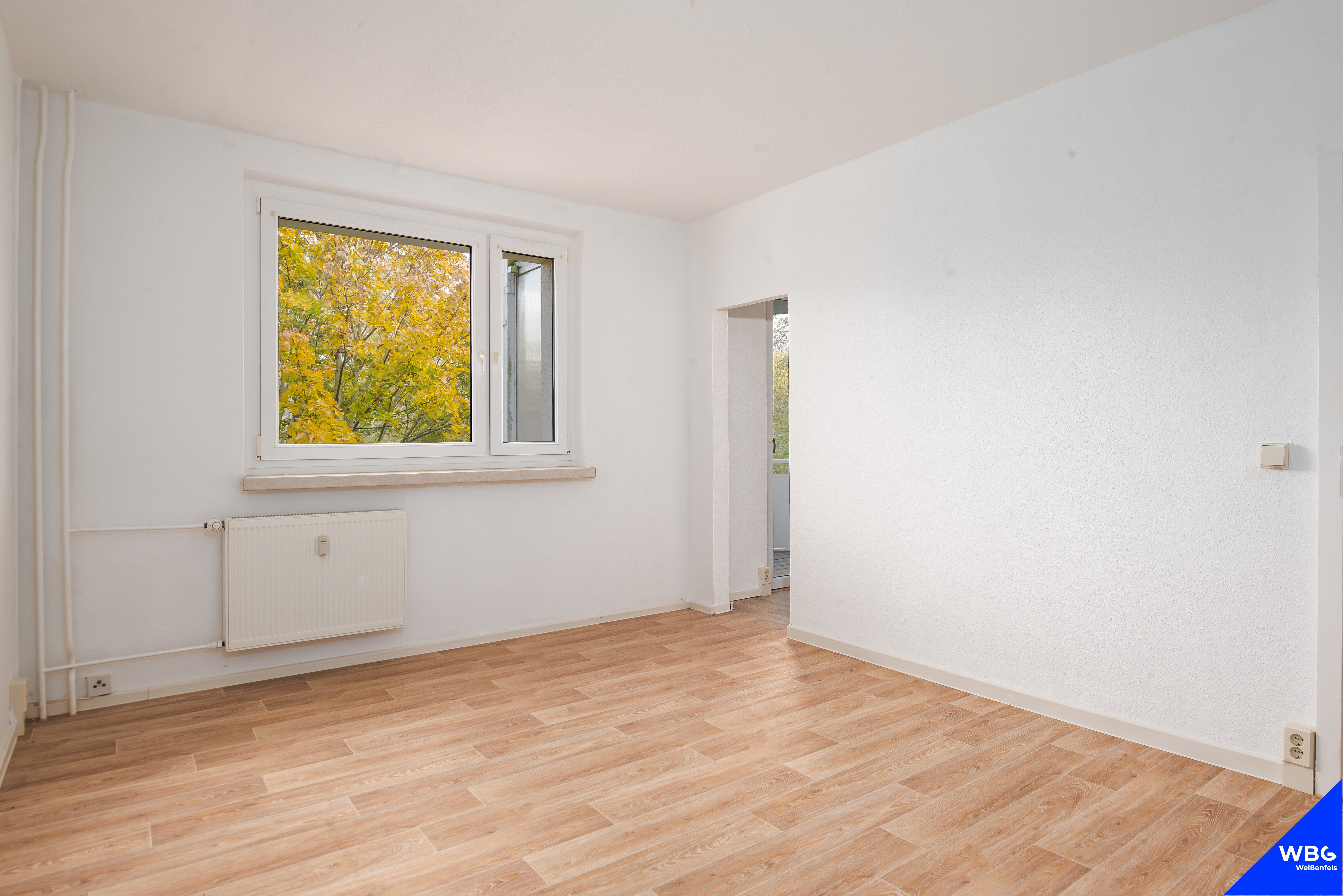 Wohnung zur Miete 242 € 2 Zimmer 44,9 m²<br/>Wohnfläche 2.<br/>Geschoss ab sofort<br/>Verfügbarkeit Südring 117 Weißenfels Weißenfels 06667