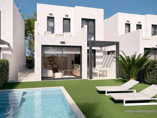 Chalet zum Kauf - Erstbezug 550.000 € 3 Zimmer 127 m² 183 m² Grundstück Los Alcázares 30710