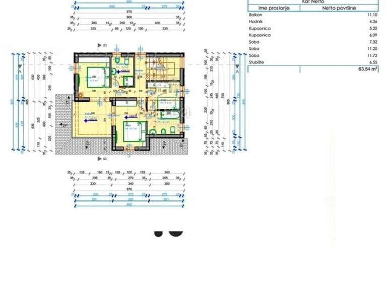 Einfamilienhaus zum Kauf 700.000 € 4 Zimmer 137 m² 550 m² Grundstück Vrbnik 51516