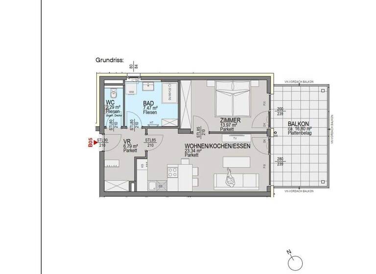 Wohnung zum Kauf 395.100 € 2 Zimmer 53,9 m² Pörtschach am Wörthersee 9210