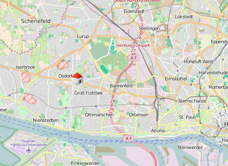 Wohnung zum Kauf 600.000 € 4 Zimmer 92 m² 2. Geschoss Bei der Flottbeker Mühle 1 Bahrenfeld Hamburg 22607