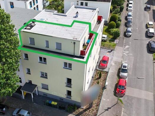 Penthouse zur Miete 675 € 2 Zimmer 51,1 m² 3. Geschoss frei ab 01.03.2026 Kernstadt Paderborn 33102