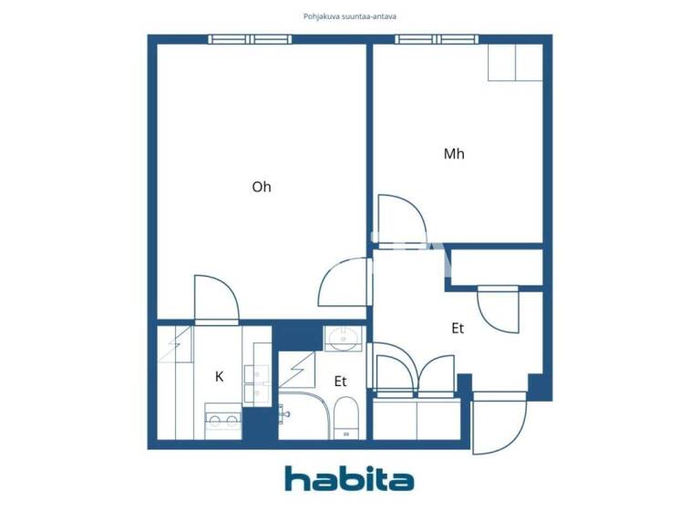 Studio zum Kauf 170.000 € 2 Zimmer 42 m² 1. Geschoss Kolmas linja 31 Helsinki 00530