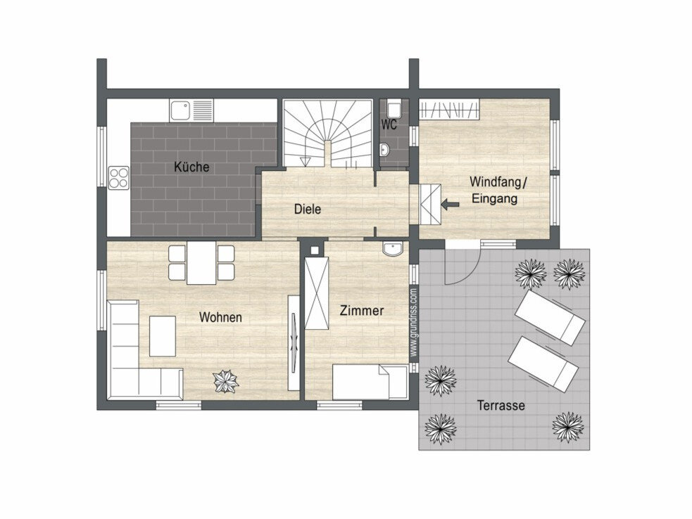 Doppelhaushälfte zum Kauf 278.000 € 4,5 Zimmer 123 m²<br/>Wohnfläche 300 m²<br/>Grundstück nördliche Kernstadt Schwäbisch Hall 74523