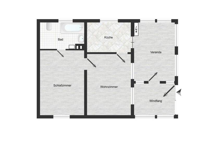 Bungalow zum Kauf 149.000 € 2 Zimmer 56 m² 542 m² Grundstück Zeesen Königs Wusterhausen 15711