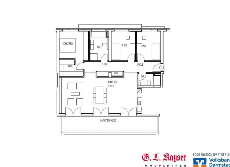 Wohnung zur Miete - Erstbezug 2.300 € 4 Zimmer 130,6 m² Mainz-Kastel 55252