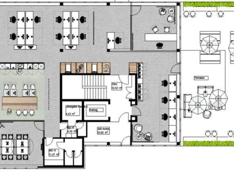 Bürogebäude zur Miete - Erstbezug provisionsfrei 18,50 € 2.480 m² Bürofläche teilbar ab 299,2 m² Nord Stuttgart 70191