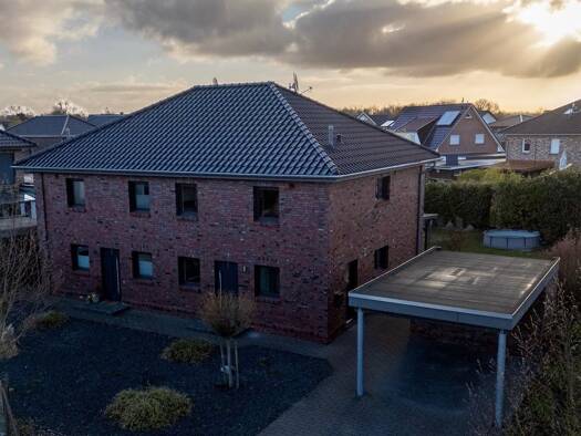 Doppelhaushälfte zur Miete 1.350 € 3 Zimmer 100 m² 415 m² Grundstück frei ab sofort Tarmstedt 27412