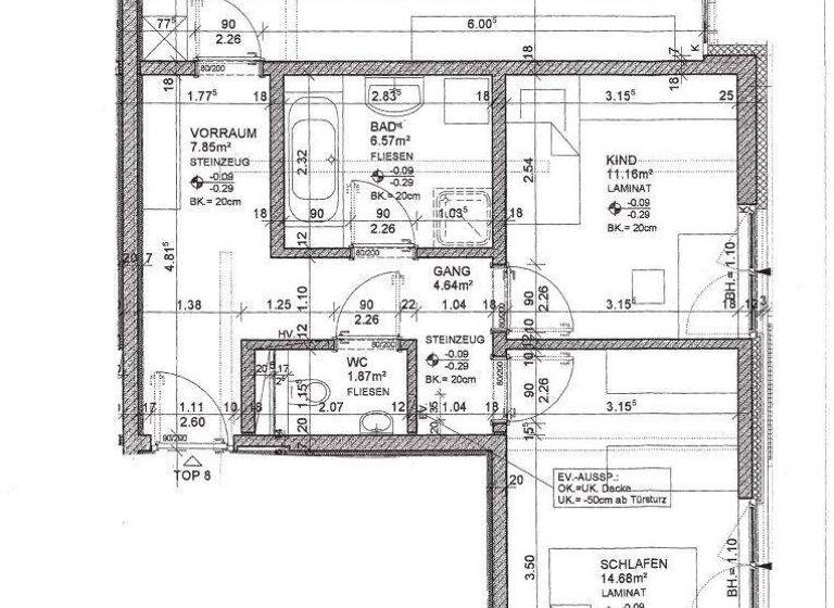 Wohnung zur Miete 1.390 € 3 Zimmer 80,4 m² EG frei ab 01.05.2026 Hofsteigstraße 37a Hard 6971