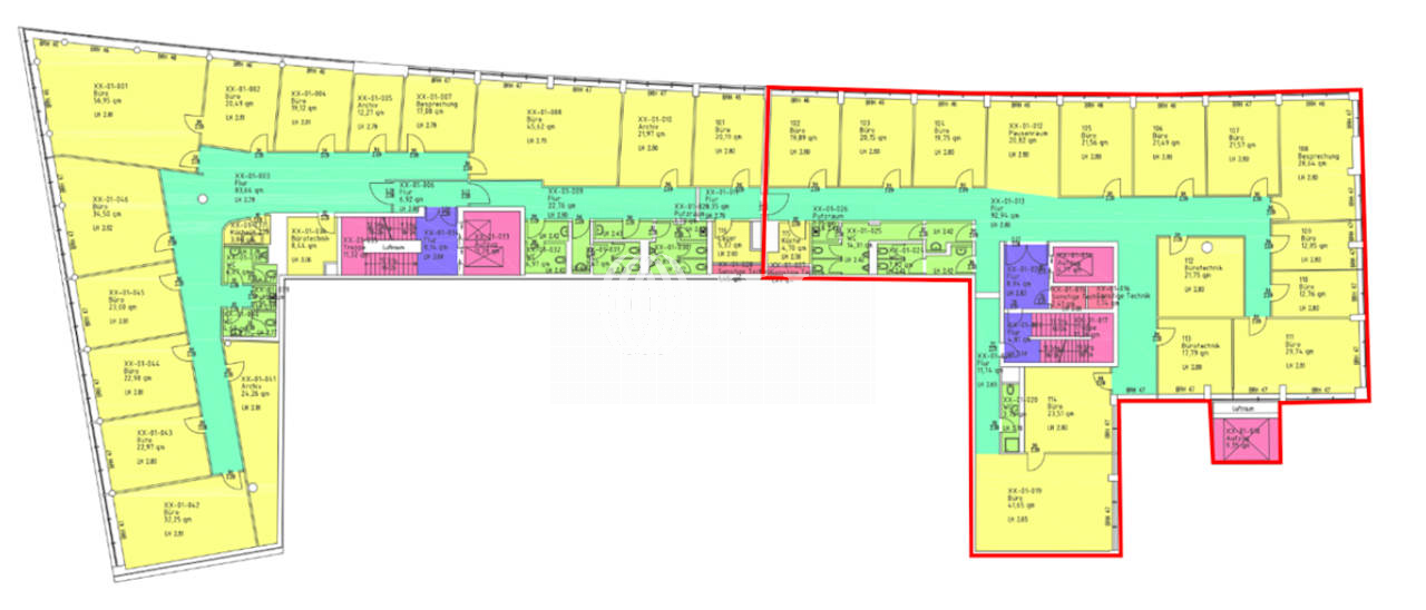 Bürofläche zur Miete provisionsfrei 9,52 € 476 m²<br/>Bürofläche Am Rosensteinpark Stuttgart 70191