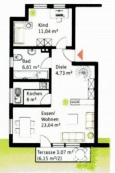 Maisonette zur Miete 1.100 € 3 Zimmer 89 m² Deutenbach Stein 90547