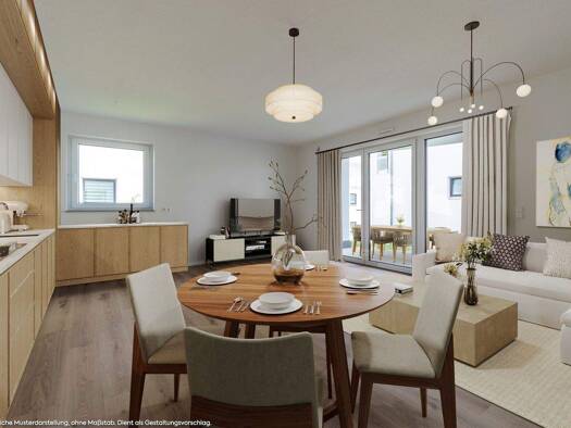 Terrassenwohnung zum Kauf - Erstbezug provisionsfrei 406.700 € 3,5 Zimmer 86,1 m² Holbeinring 78 Öhringen 74613