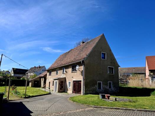 Einfamilienhaus zum Kauf 33.000 € 8 Zimmer 130 m² 1.225 m² Grundstück Pochra Riesa 01591