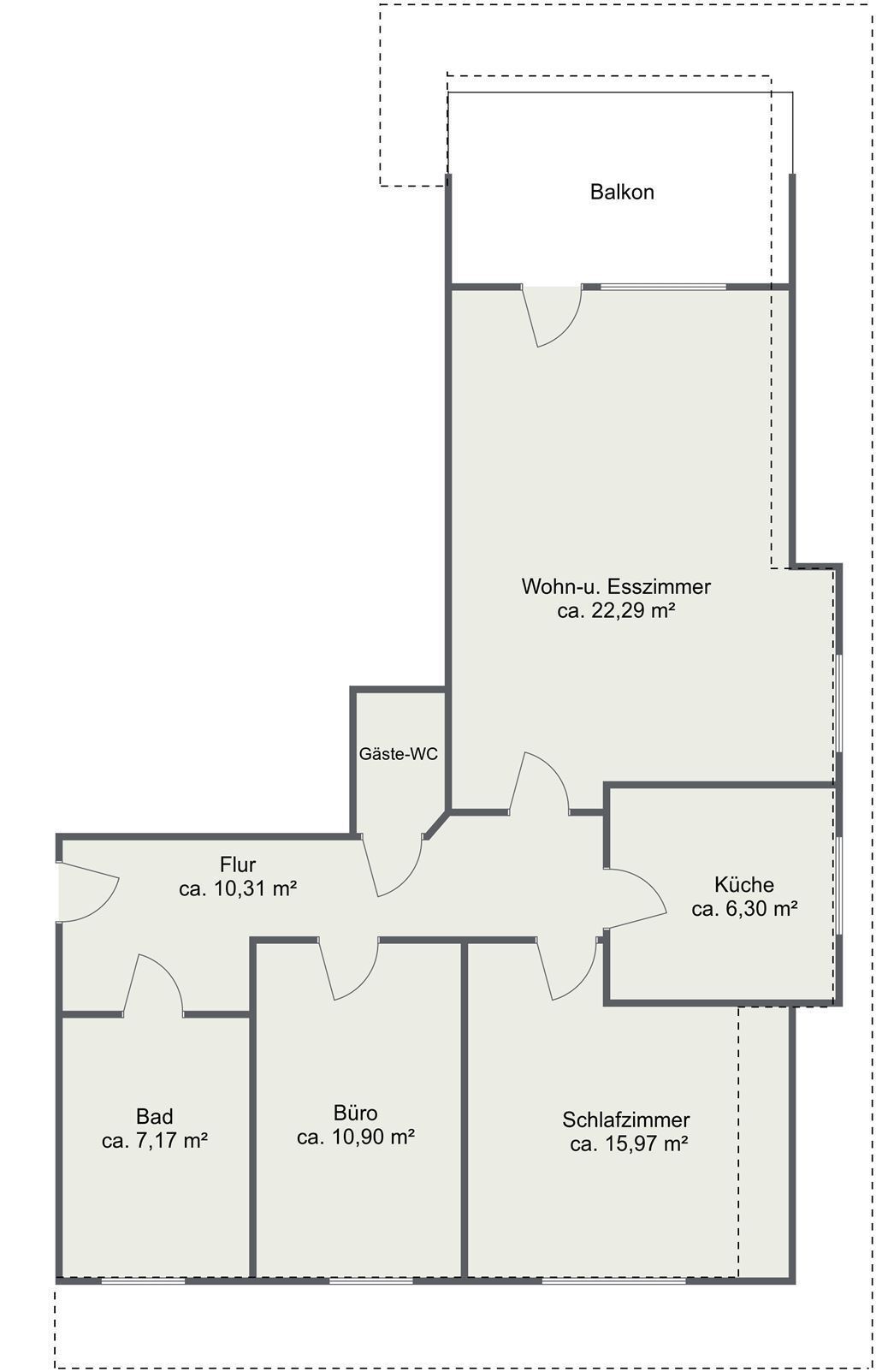 Wohnung zum Kauf 240.000 € 3 Zimmer 78 m²<br/>Wohnfläche 1.<br/>Geschoss ab sofort<br/>Verfügbarkeit Vielstedt Hude (Oldenburg) 27798