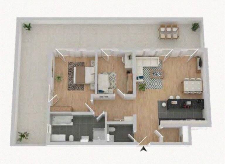 Terrassenwohnung zum Kauf provisionsfrei 480.000 € 3 Zimmer 131,9 m² 3. Geschoss Pocking 94060