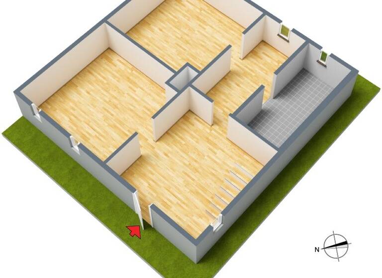 Doppelhaushälfte zum Kauf 25.000 € 2 Zimmer 62 m² 753 m² Grundstück Camitz Semlow 18334