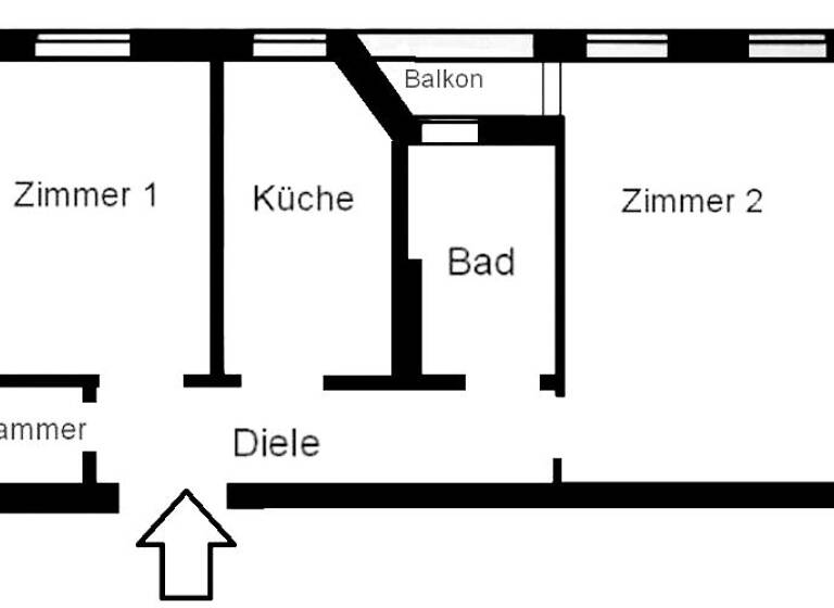 Wohnung zum Kauf 195.000 € 2 Zimmer 57,1 m²<br/>Wohnfläche EG<br/>Geschoss Taunusstraße 20 Friedenau Berlin 12161