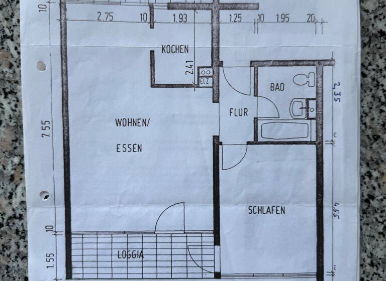 Wohnung zum Kauf provisionsfrei 250.000 € 2,5 Zimmer 65 m²<br/>Wohnfläche 6/7<br/>Geschoss Gartenstraße 4 Busenbach Waldbronn 76337