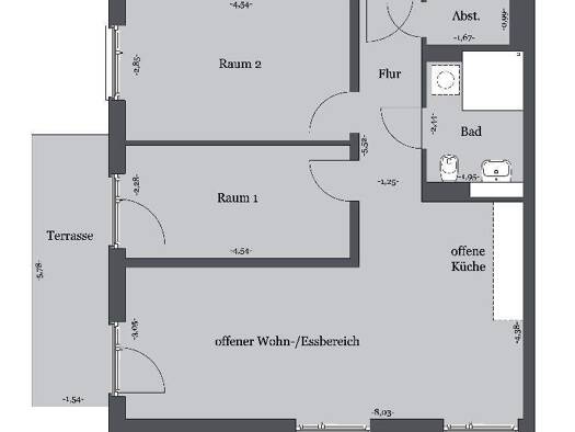 Terrassenwohnung zur Miete - Erstbezug 870 € 3 Zimmer 69,6 m² EG frei ab 01.06.2026 Hannelore-Kunze-Str. 33 Bemerode Hannover 30539