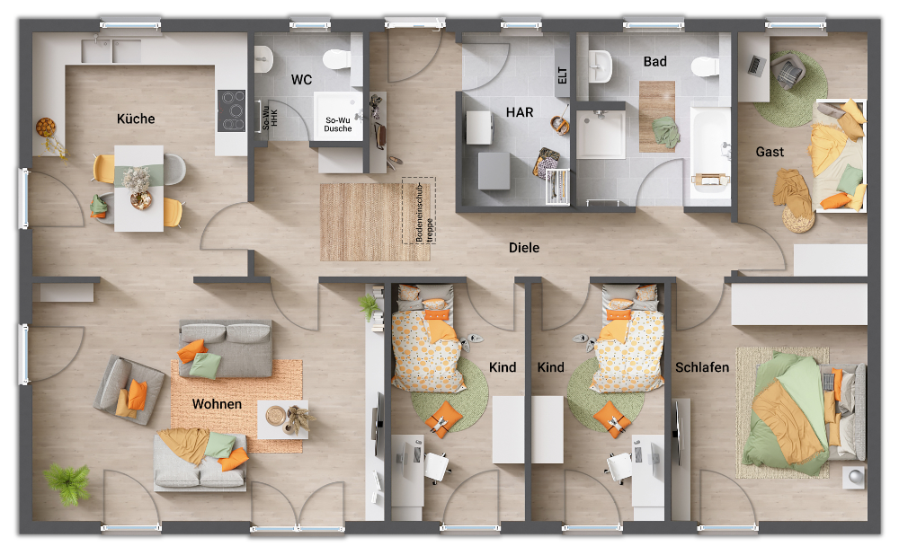 Einfamilienhaus zum Kauf 275.480 € 6 Zimmer 130 m²<br/>Wohnfläche 958 m²<br/>Grundstück Sichelnstein Staufenberg 34355