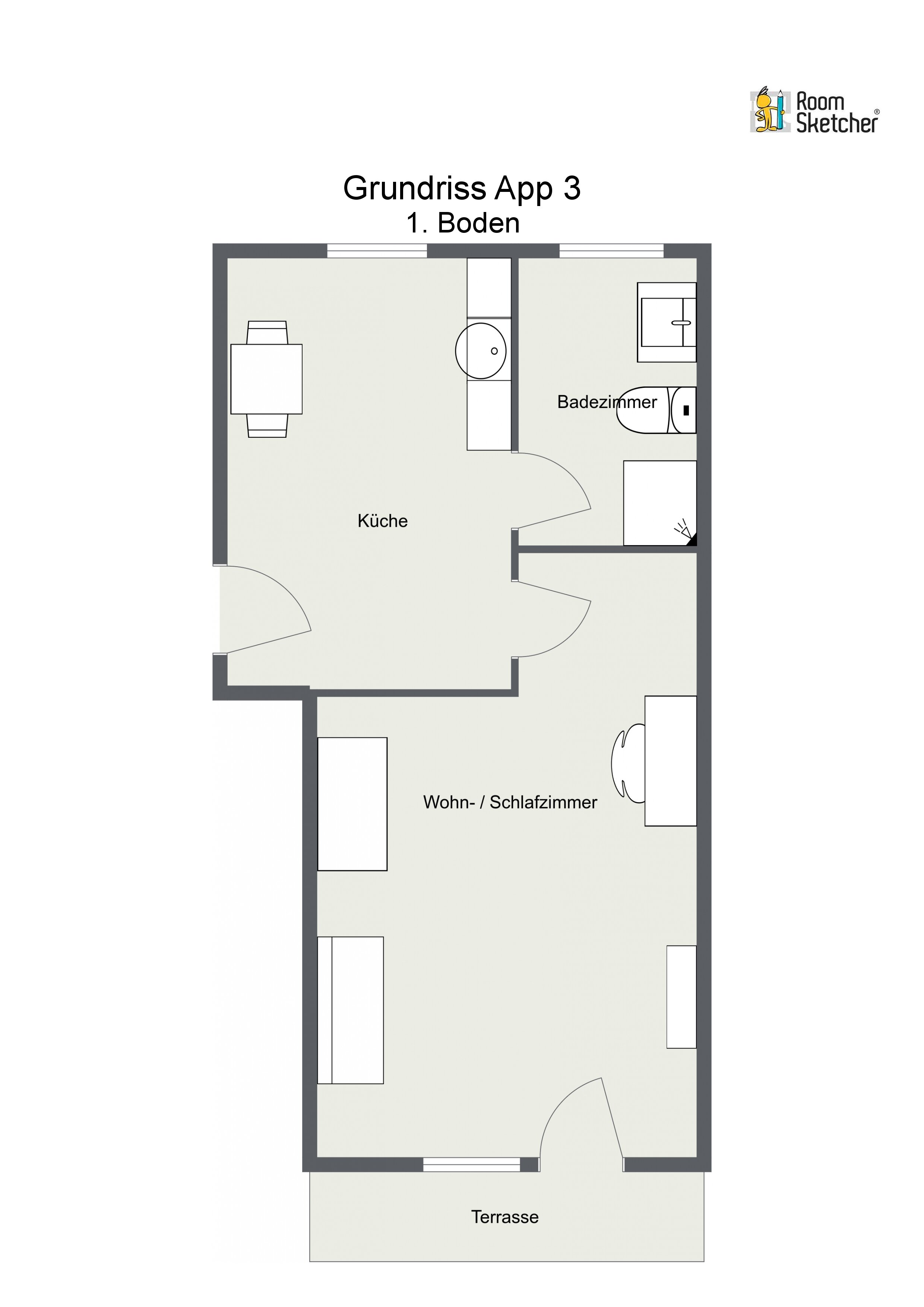 Studio zur Miete 480 € 1 Zimmer 33 m²<br/>Wohnfläche 1.<br/>Geschoss ab sofort<br/>Verfügbarkeit Unterpörlitzer Landstraße 57 B-D Ilmenau Ilmenau 98693