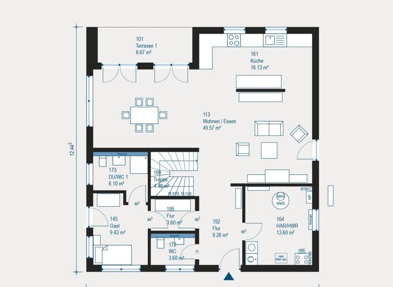 Villa zum Kauf provisionsfrei 851.000 € 5 Zimmer 250,2 m² 554 m² Grundstück Poppenreuth Fürth 90765