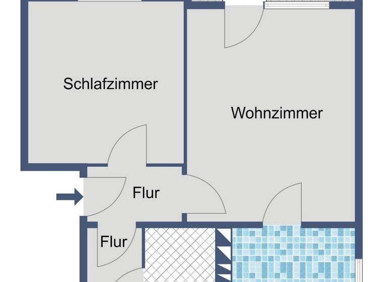 Wohnung zur Miete nur mit Wohnberechtigungsschein 261 € 2 Zimmer 54,6 m²<br/>Wohnfläche 1.<br/>Geschoss Bürgerstraße 5 Rotenburg Rotenburg a. d. Fulda 36199