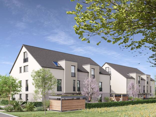 Terrassenwohnung zum Kauf - Neubau provisionsfrei 522.000 € 3 Zimmer 85,6 m² frei ab 01.04.2029 Wyhlen Grenzach-Wyhlen 79639