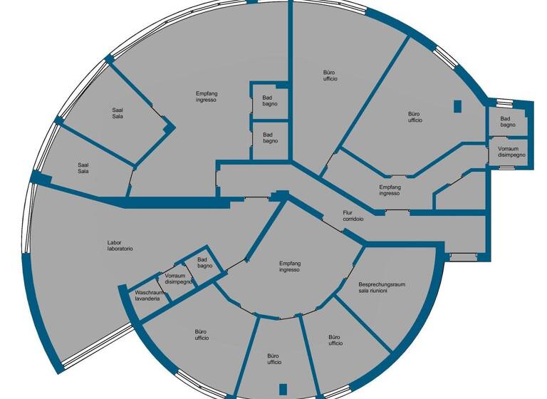 Büro zum Kauf 1.050.000 € 10 Zimmer 450 m² Bürofläche Bozen