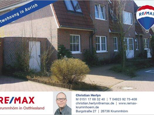 Wohnung zur Miete 575 € 2 Zimmer 55 m² Innenstadt Aurich 26603