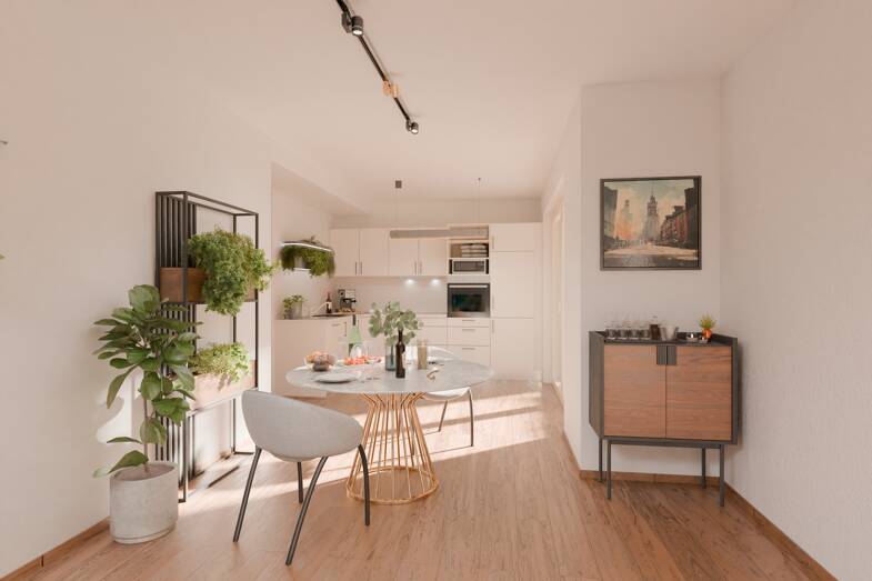 Wohnung zur Miete 1.318 € 2,5 Zimmer 59,9 m² 2. Geschoss frei ab 01.08.2025 Könneritzstraße 99 Schleußig Leipzig 04229