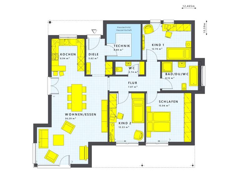 Bungalow zum Kauf 919.000 € 4 Zimmer 120 m² 850 m² Grundstück Kladow Berlin-Kladow 14089